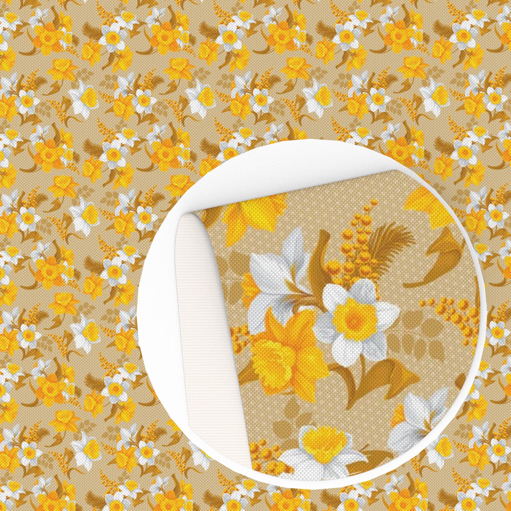 Flower Series Faux Leather Spring PVC Synthetic Leather A4 size DIY Earrings Bow Bags Material Vinyl Fabric,1Yc16604: 1128996