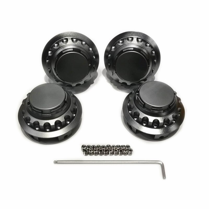 4 pcs All aluminum alloy wheel cover is suitable for GLK, E82 / E88, FIT/CRV, Camry/Corolla and Casa/Palameia