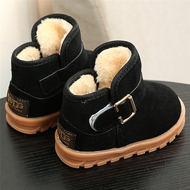 kids winter boots Infant Toddler Baby Girls Boys Casual Snow Boots Buckle Ankle Shoes #2N04