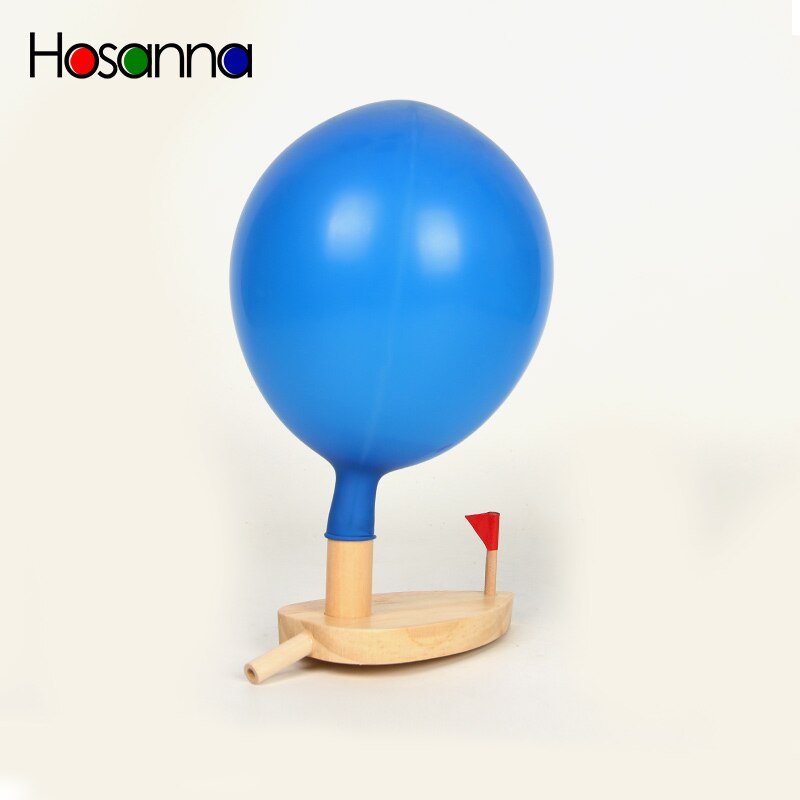 Jouets de bain en bois pour enfants, bateau à moteur, apprentissage scientifique, classique, éducatif, développement précoce