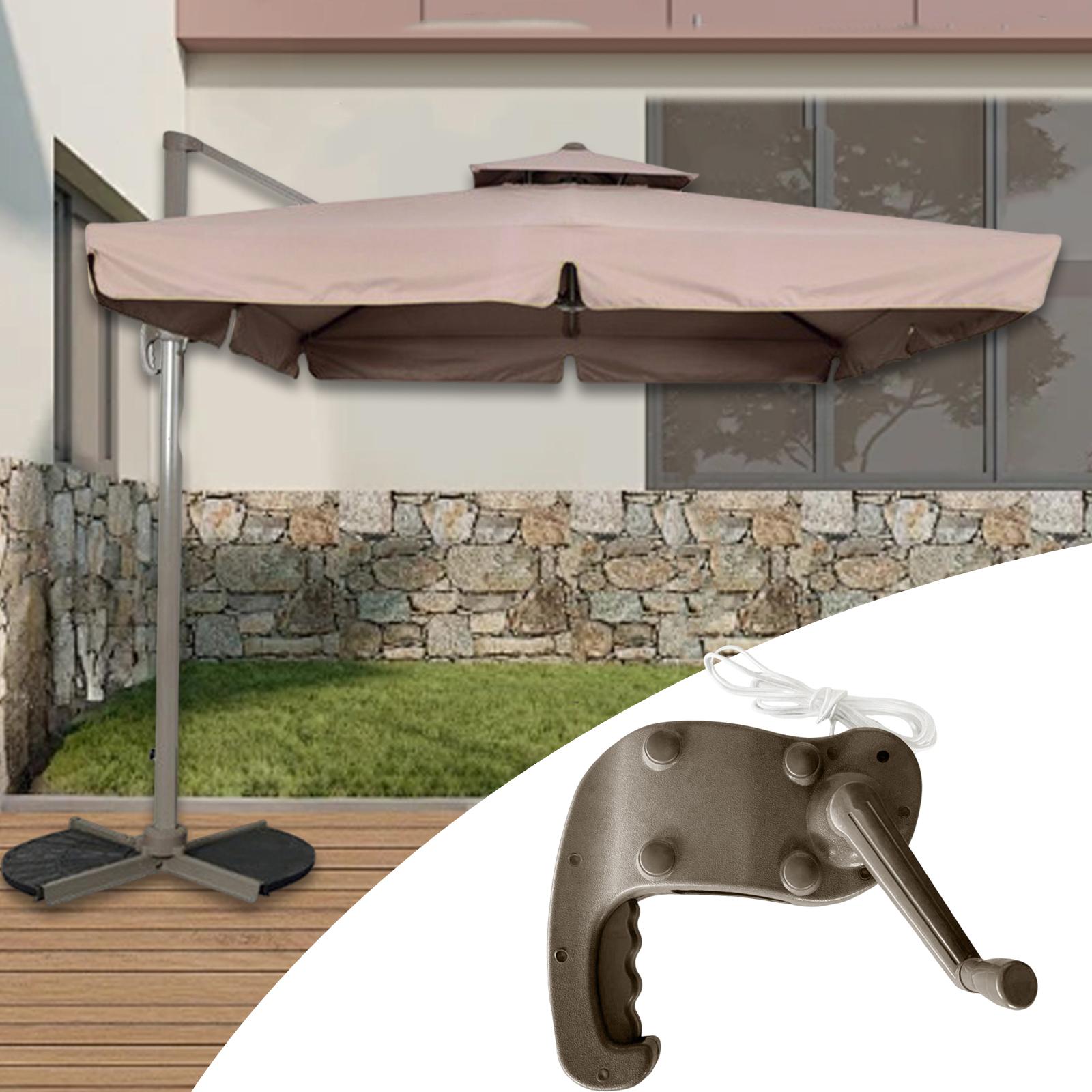 Patio Paraplu Crankhandvat Premium Praktische Parasol Vervang Outdoor Paraplu Onderdelen voor Balkon Strand Binnenplaats Patio Terras
