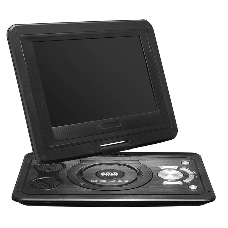 13.9 Inch HD Portable DVD Player, MP3/CD/TV Game Player with Swivel Sn Supported SD Card FM Radio Receiver-EU Plug