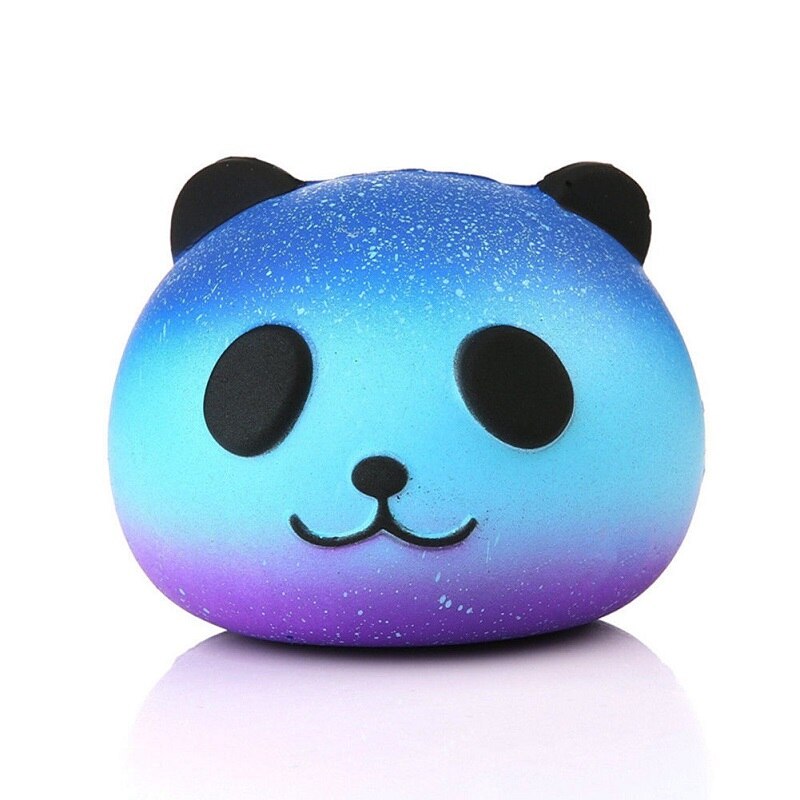 Anti-stress söta squishy leksaker galax panda gris bajs squishy långsamt stigande djur squishi telefonrem mjuk rolig leksak barn squishes