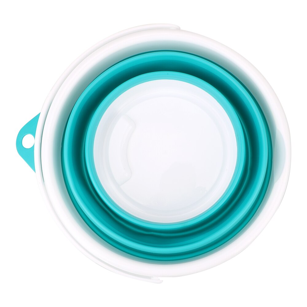 Save Space Round Bathroom Kitchen Camping Bucket Car Wash Outdoor Fishing Portable Folding Bucket Collapsible Storage Bucket