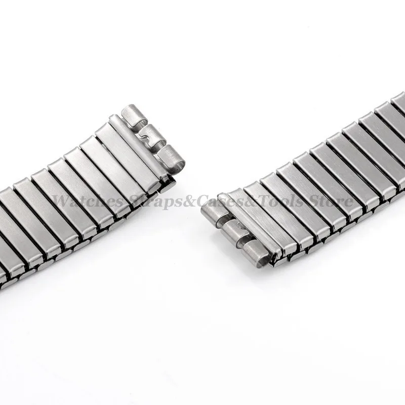 Elastisches Metall-Uhrenarmband für Swatch-Uhrenarmband, 17 mm, 20 mm, strecken-Erweiterung, Edelstahl-Uhrenarmband, Herren- und Damenarmband-Zubehör
