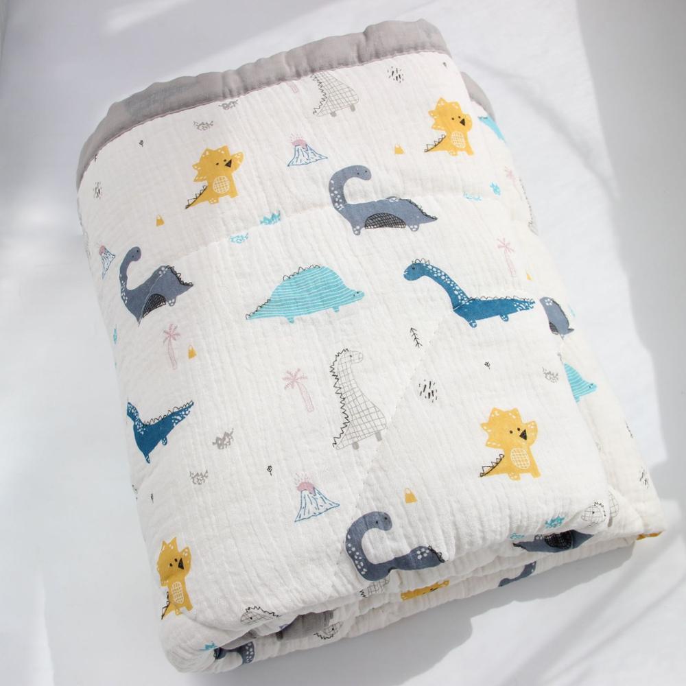 Baby tæppe & indpakning af nyfødt termisk blødt fleece tæppe massivt sengetøjssæt bomuldstæppe: 5
