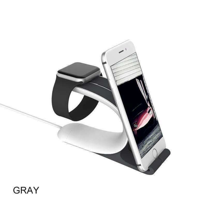 2 In 1 Oplader Houder Opladen Dock Base Mobiele Telefoon Stand Voor Samrt Horloge Opladen Base Mobiele Telefoon Houder Voor iphone Xioami
