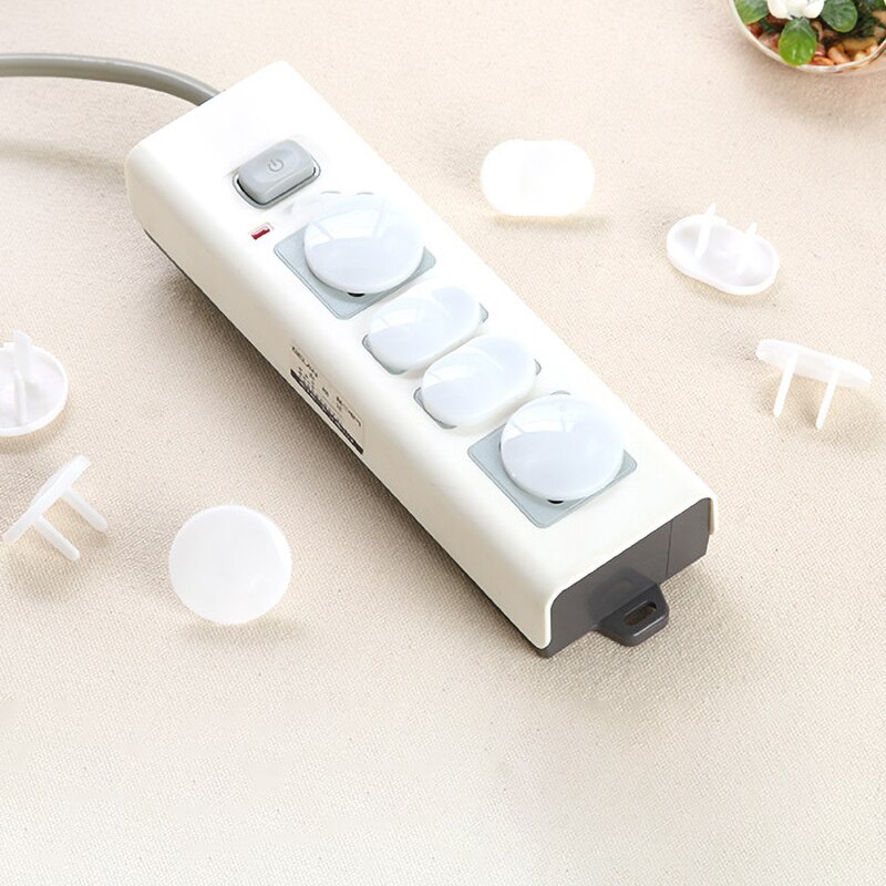 50pcs US Power Socket Outlet Plug Protective Cover Baby Kids Children Safety Protector Anti Electric Shock Plugs Protector Cover