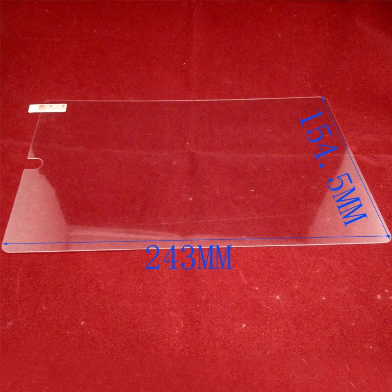 Myslc universal skjermbeskytter i herdet glass for archos 7 " 8 " 9 " 10.1 " nettbrett: 10.1 tommer 243 x 154mm