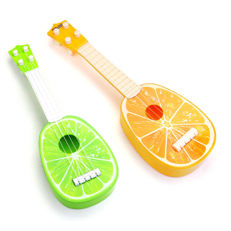 Guitarra infantil en forma de fruta, Juguete Musical de simulación de fruta, para niños, educativo, Para edades tempranas, 1 Uds.