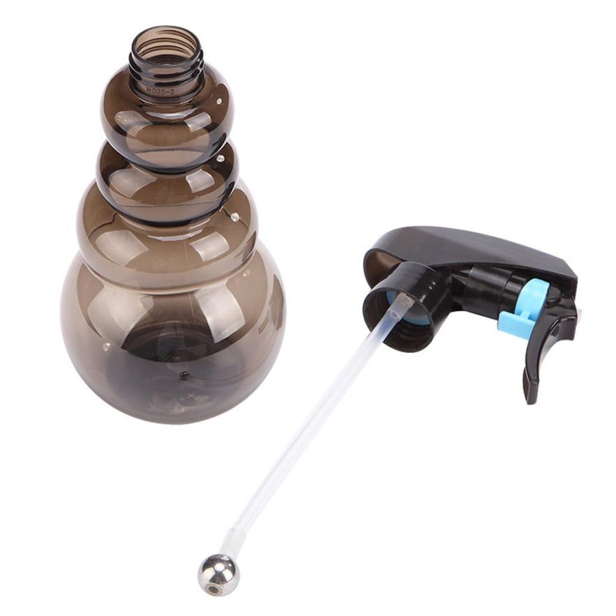 Hairdressing Spray Bottle 200ML Hair Humidification Transparent Sprayer Manual Press 200ml Double Color Bottle 2U0705