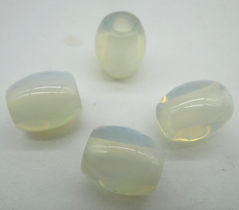 16*18mm Natürliche Stein Quarz kristall Opal Unakite große loch perle anhänger Für diy Schmuck machen halskette Armband zubehör 1PC: NO.14