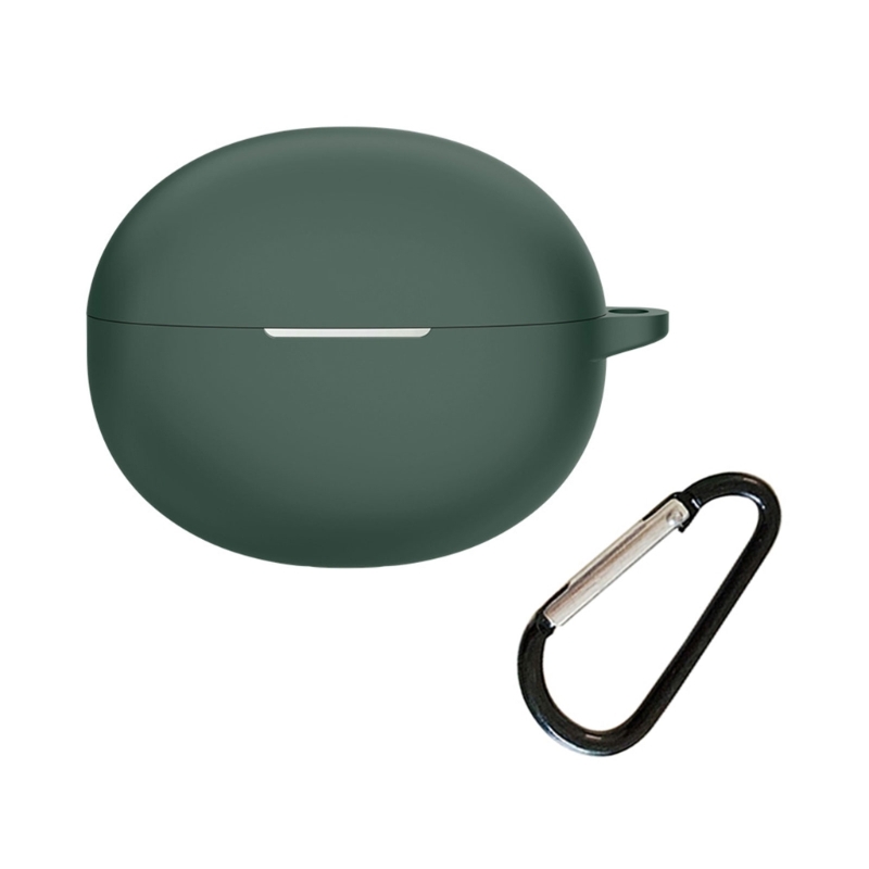 Case Cover Siliconen beschermhoes voor LP19 oordopjes Oplaadbox Beschermende oortelefoonhoes: Donkergroen