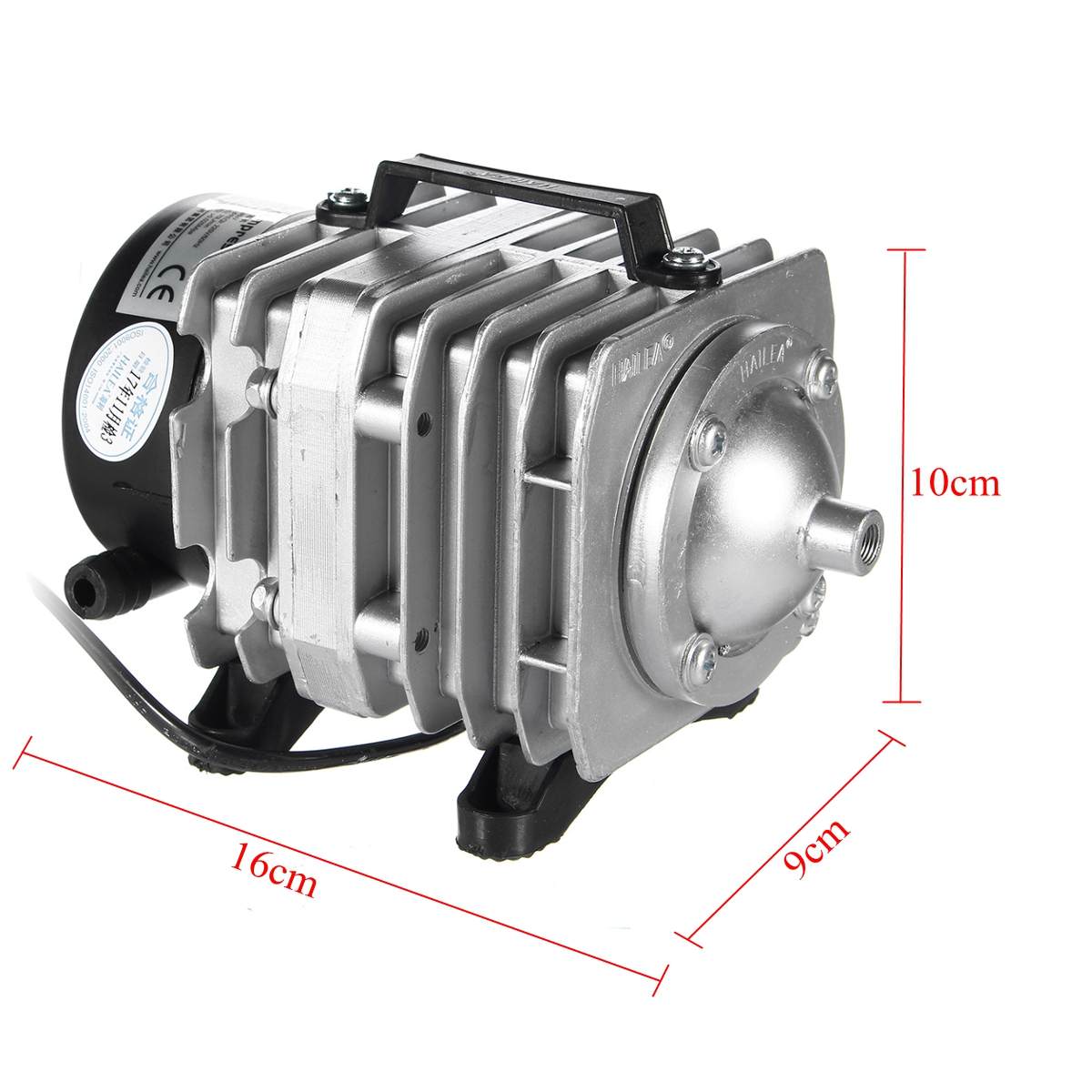 45W 6 Way Air Aerator Pump 70L/min HAILEA Electromagnetic Air Compressor Fish Tank Oxygen Air Pump Hydroponics