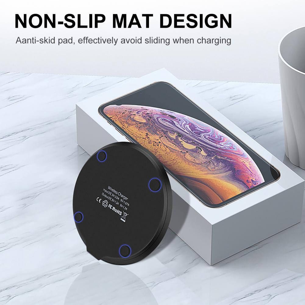 Drahtlose Ladegerät QI 10W 15W für Telefon schnelle wirless Lade Effiziente Lade Pad für Smartphone Stabile Ausgang Sicher universal