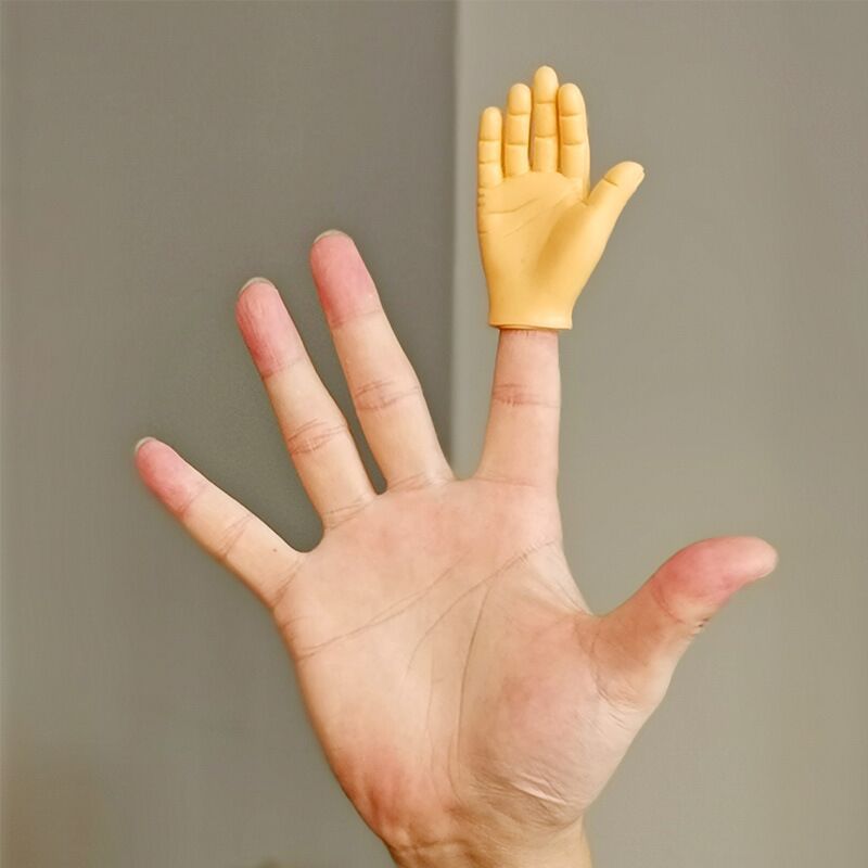 Finger Puppet Mini Finger Hand Tiny Hand with Left Hand and Right Hand for Game Party for Pet XR
