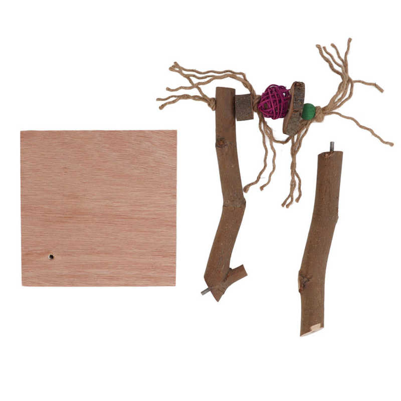 Suelo de juego para loros, para masticar, garras seguras, soporte de juego para pájaros, libre de tóxicos con Base para periquito para cacatúa