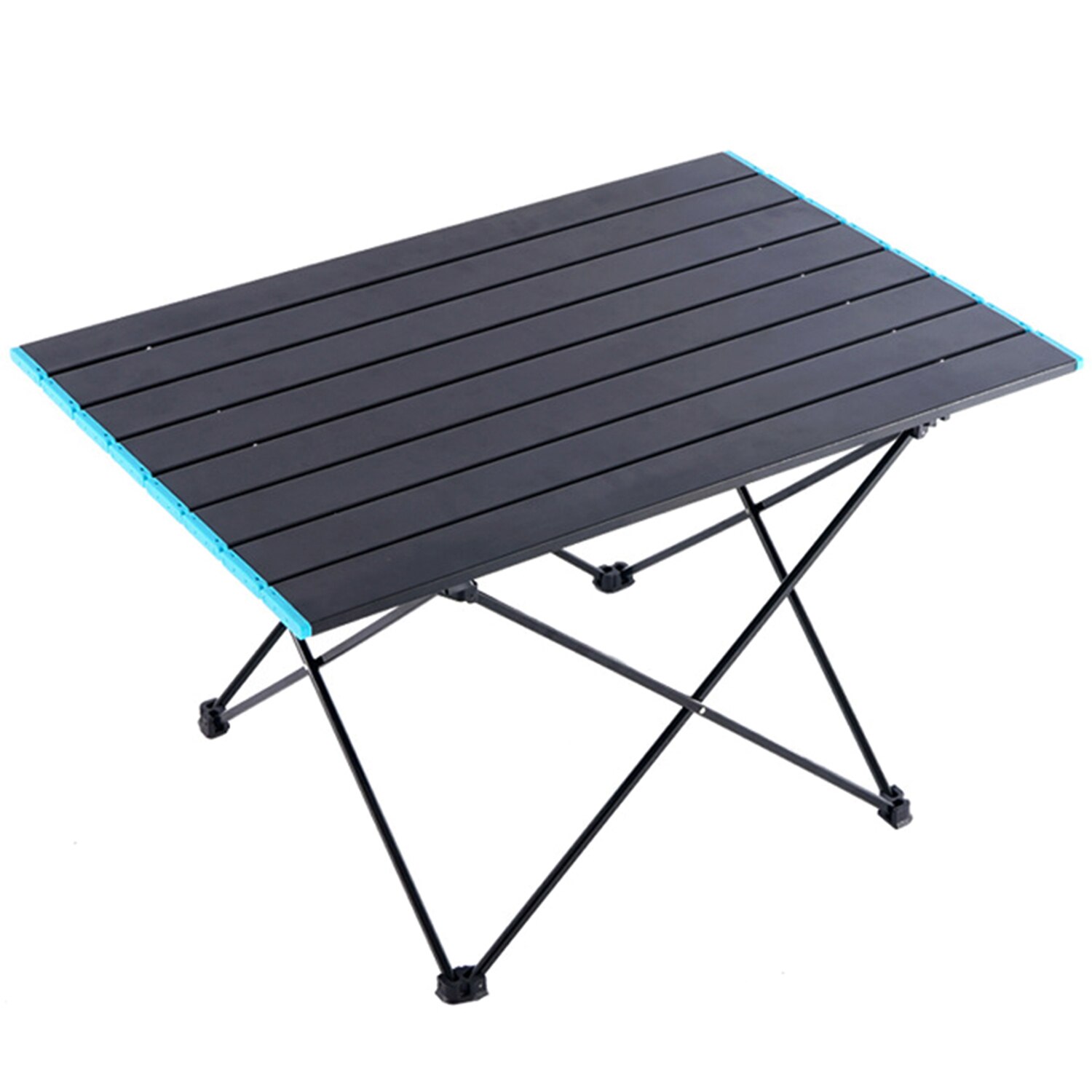 Desert&amp;Fox Camping Table Aluminum Foldable Table with Carry Bag Portable Backpacking Outdoor Desk for Hiking Picnic BBQ Fishing