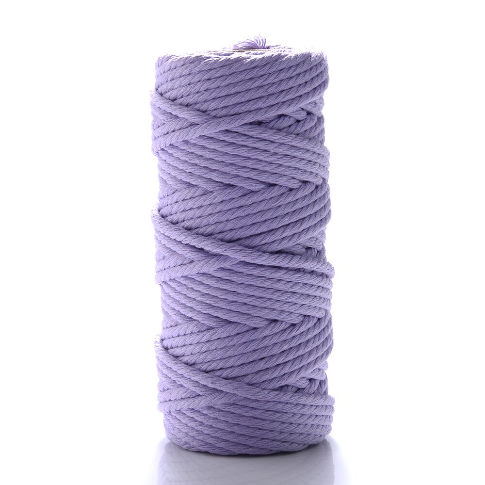 iYOE 28m/Roll 3mm Solid Color Cotton Cord Thread Making Macrame String Diy Craft Accessories Home Decoration: 7