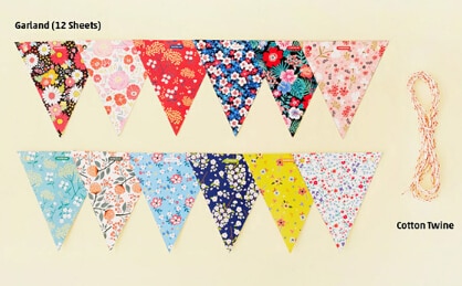 12 flags Birthday Bunting Garland Banners Decorations Party Supplies Happy Birthday Banner Plastic Party Decoration Supplies