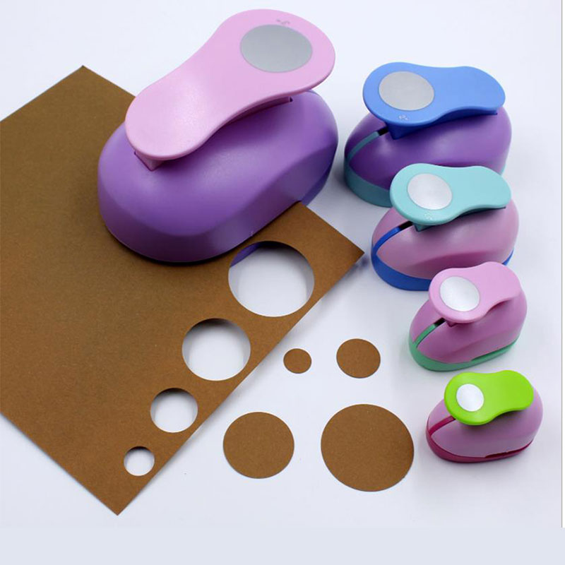 5/3/2/1pcs 9/16/25/38mm Cirkel Vorm vintage Scrapbook papier embossing Punch Cutters Voor scrapbooking bricolage francis DIY