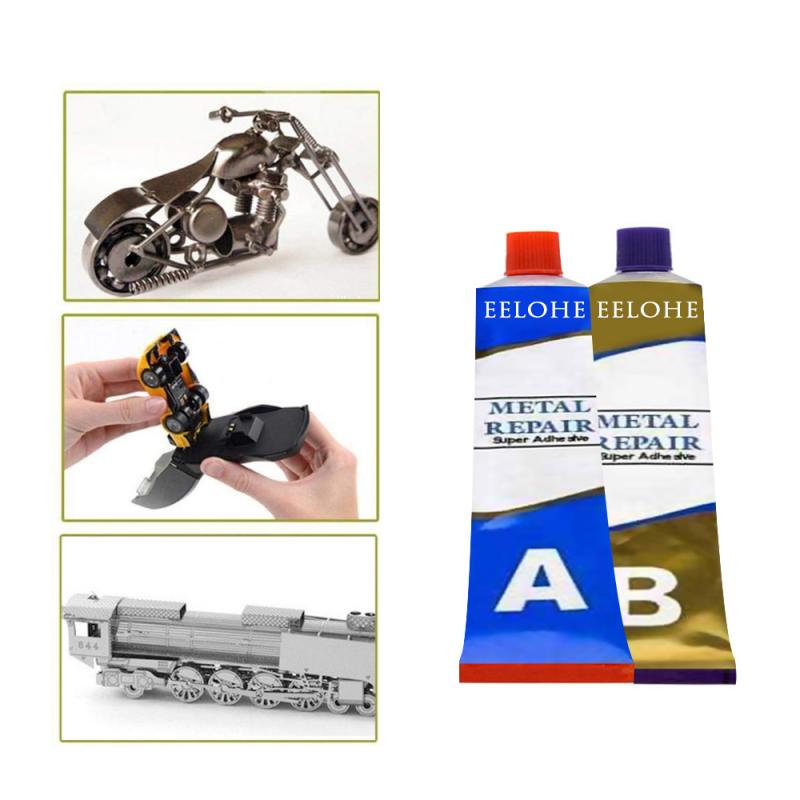 A + B Metall Reparatur Kleber Super Kleber Eisen Stahl Auto Kühler Wasser Panzer Spezielle leckage Einstecken Schweißen Kleber