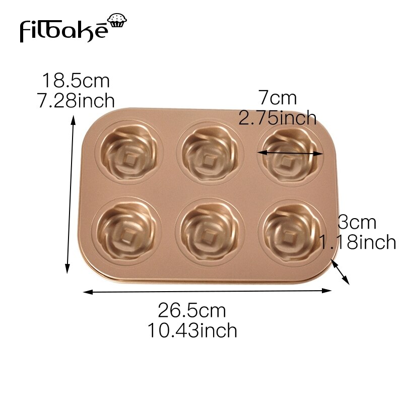Paris Hilton Gegoten Aluminium Hartvormige Gecanneleerde Cake Pan, Roze