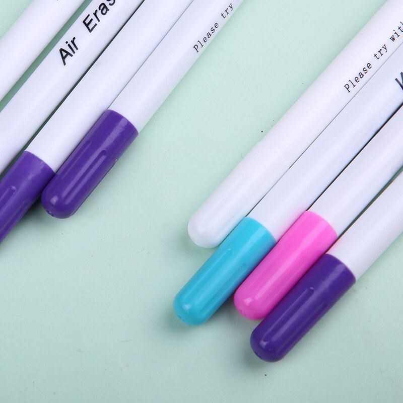 LMDZ Fabric Marker Pen DIY Cross Stitch Water Erasable Pen Water Soluble Dressmaking Tailor's Pen for Quilting Sewing Tools