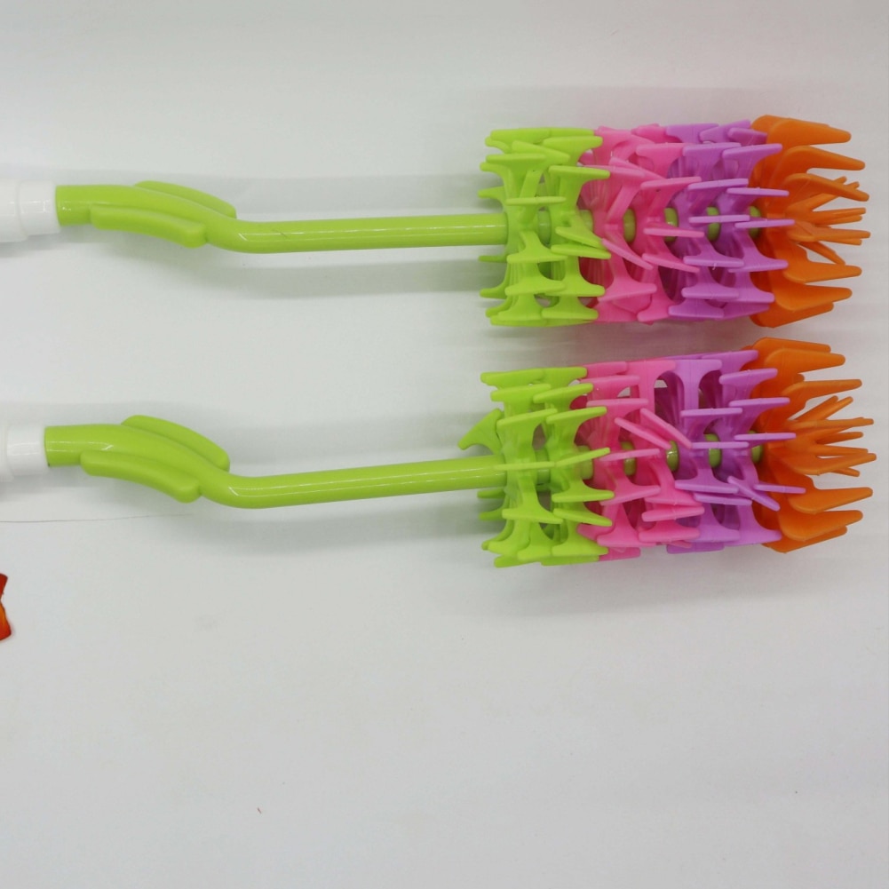Silicone Baby Milk Feeding Bottle Brush Cleaner 360 Degree Rotation Washing Tool