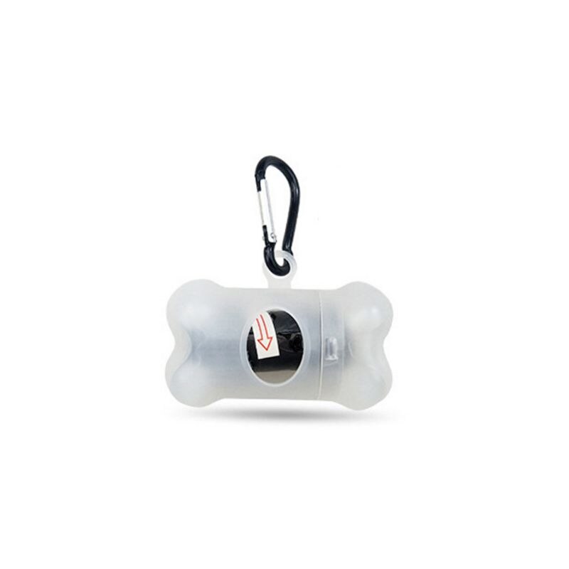 Benform transparent sällskapshund bajspåse set husdjur soppåsar dispenser