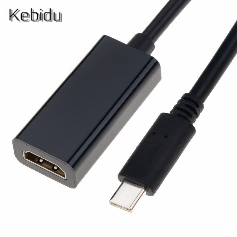 Kebidu usb c type c til hdmi 4k 30hz adapter 3.1 han til hdmi kvindelig kabel adapter konverter til  s9/8 plus lg