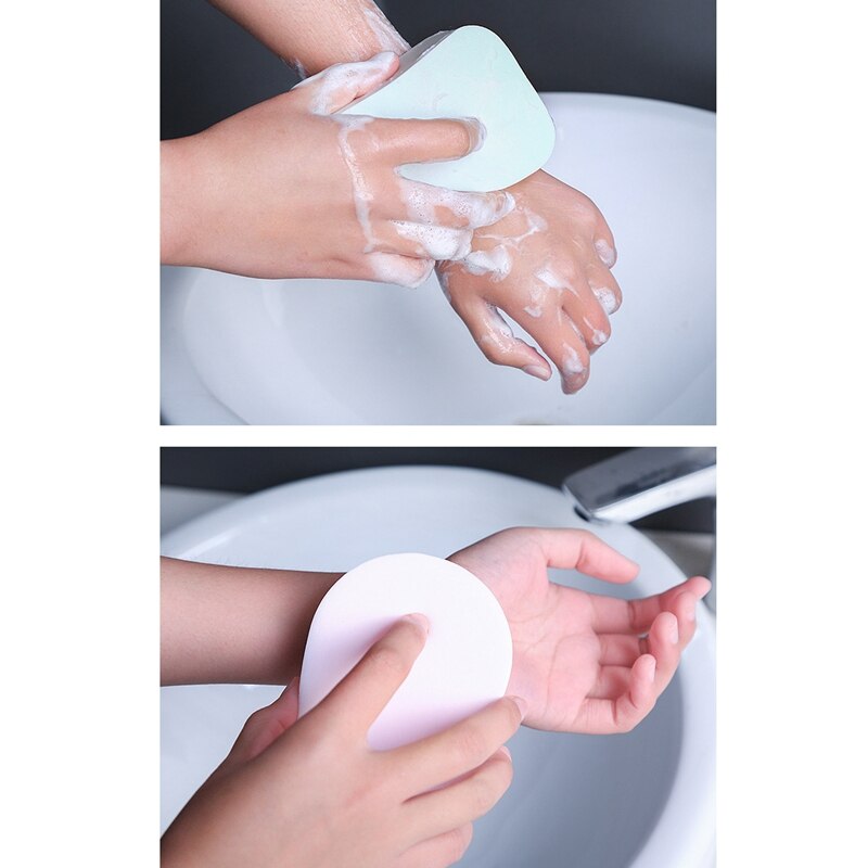Lot de 8 éponges de bain douces pour bébé, nettoyage du corps, brosse de bain pour enfants, en coton pur, à Friction, accessoires de douche