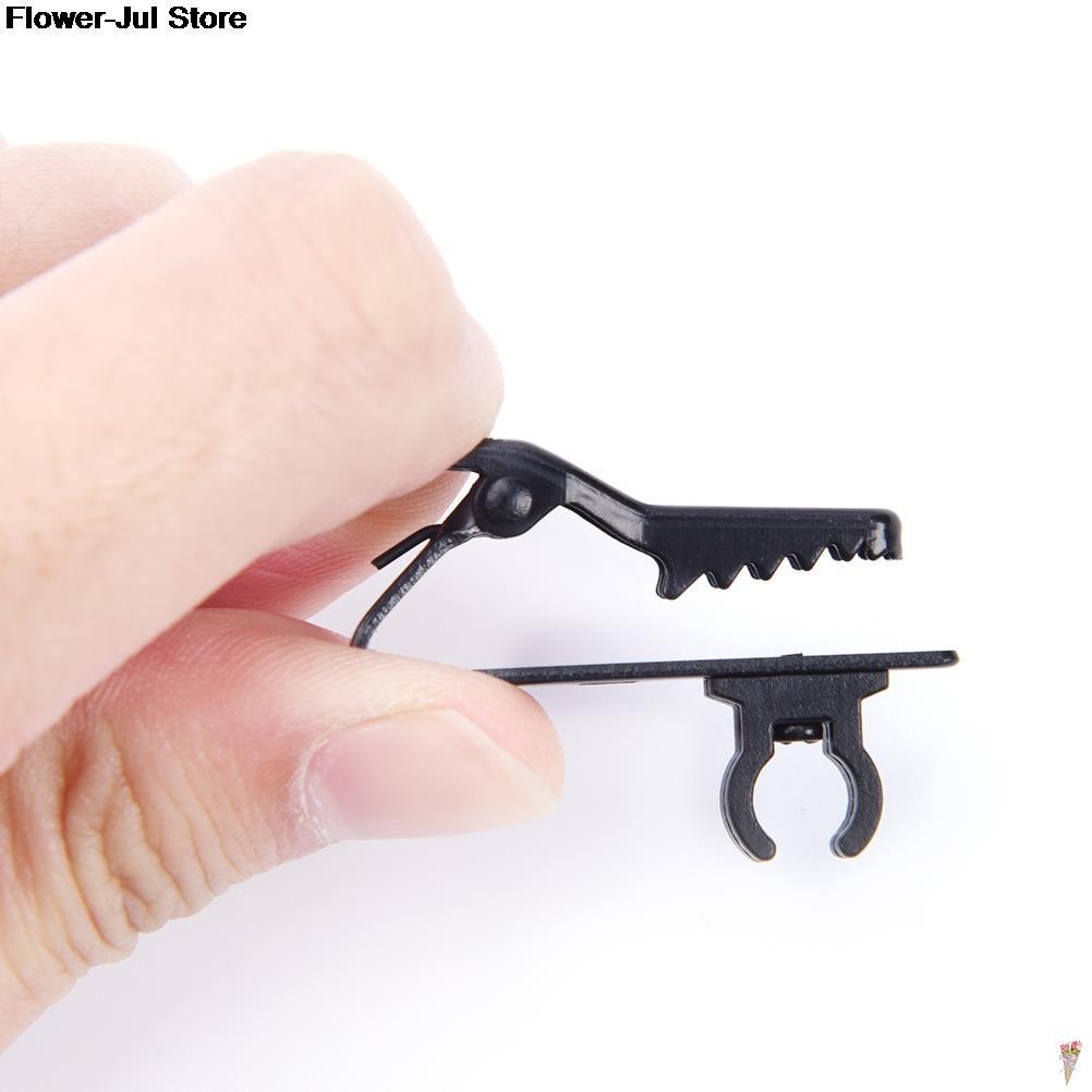 Microphone Lapel Tie Clip Universal for Mini Lapel Lavalier Microphone Mic Clip For Clip Mic Replacement Cable Clip