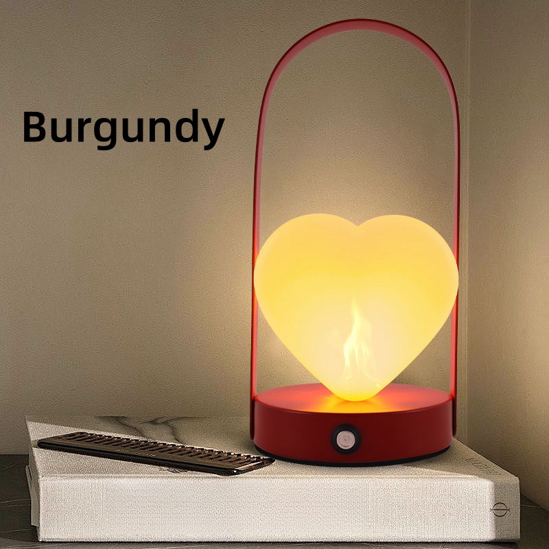 Lampe portative à flamme rechargeable. Convient pour les bars à manger, le camping, la tente extérieure, le salon, la pièce.: 3w