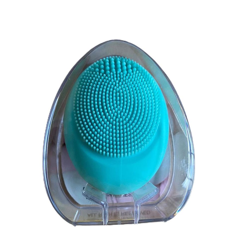 Mini Instrument de nettoyage en Silicone électrique petit oeuf magique forme Massage Vibration brosse de nettoyage du visage