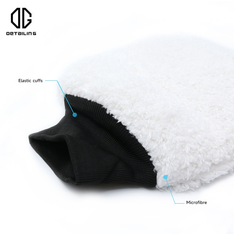 DETALHING-Luva De Lavagem De Carro, Plush Wash Mitt, Microfiber, Ultra Absorvente, Luvas De Limpeza, Auto Wash Acessórios, Ferramentas De Limpeza De Carro