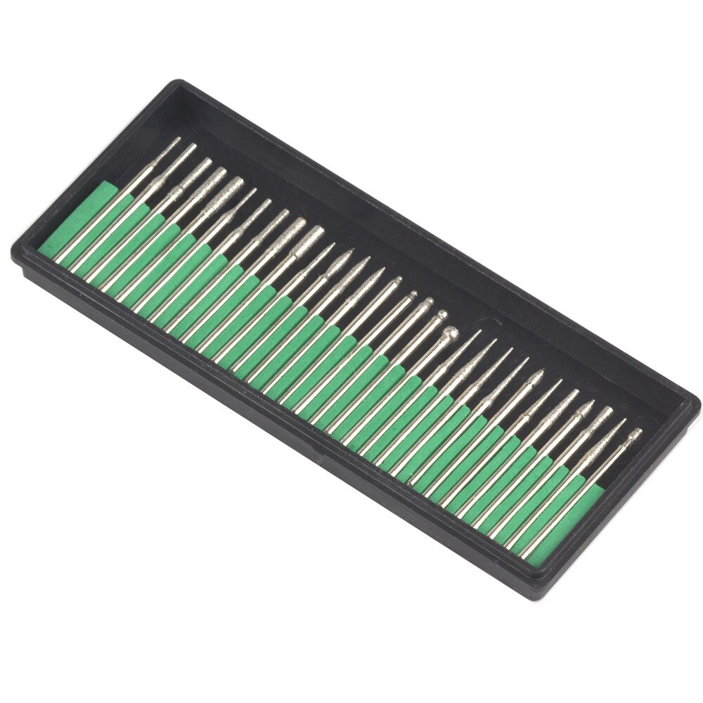 Diamond Milling Cutter for Manicure Nail Pedicure Drill Bits Set Nail Manicure Drill Milling Nail Cutter Nozzles for Manicure: Feecy NF3001