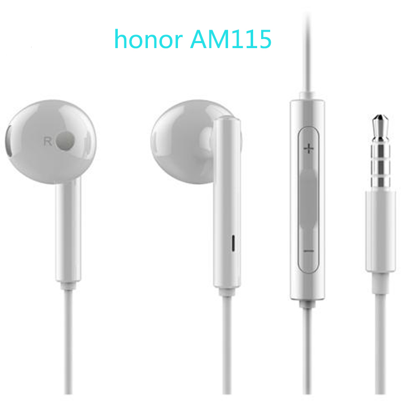 Huawei Honor sono115 cuffie con 3.5mm in orecchio auricolari altoparlante controllore cablato per Huawei P10 P9 P8 compagno9 Honor 8: no al dettaglio packing