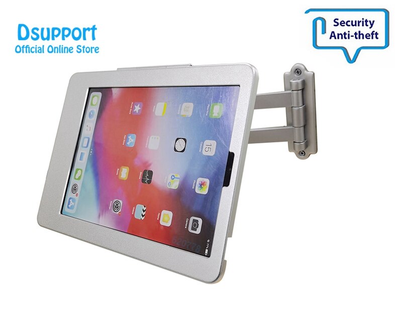 Aluminum Alloy Anti Theft Display Stand with security lock for ipad pro 11 Tablet PC wall mounted