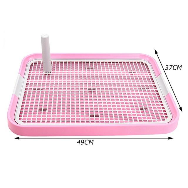 30 Dog Toilet Potty Pet Toilet for Dogs Cat Puppy Litter Tray Training Toilet Easy to Clean Pet Product For Indoor Outdoor: Pink