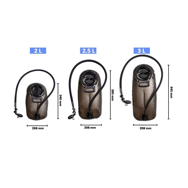 Tpu Afneembare Drinken Buis Water Tas Grote Capaciteit Outdoor Drinken Tas Alpinisme Running Reservoir Tas 2L/2.5L/3L