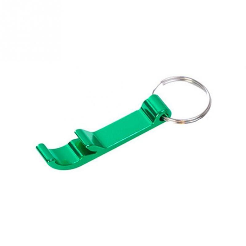 4 In1 Bottle Opener Key Ring Chain Keychain Metal Beer Bar Tool Gadgets Cool Beer Opener Keychain Bottle Opener Destapador: green