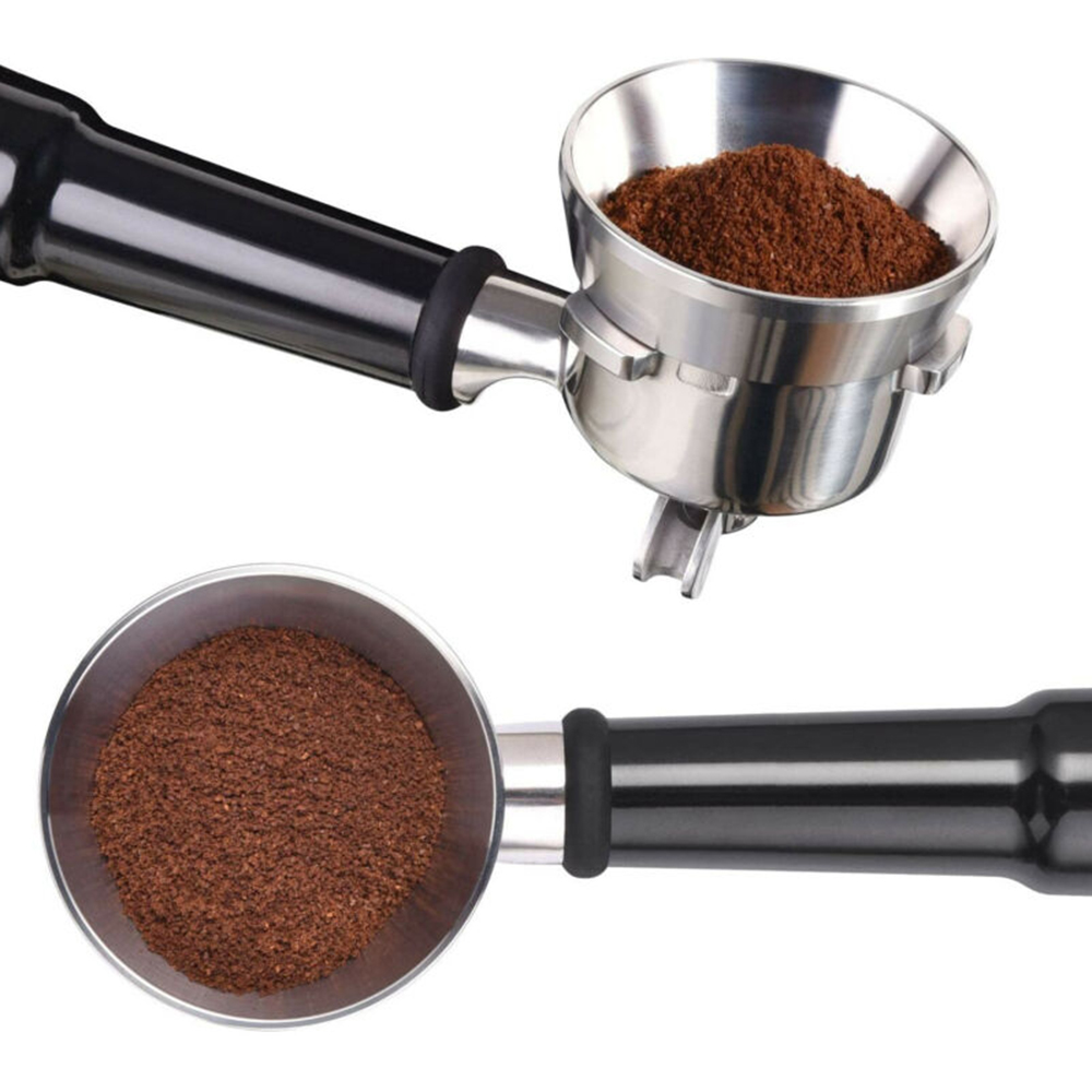 54mm espresso doseringsring rustfrit stål kaffe doseringsring espresso doseringstragt værktøj sølv