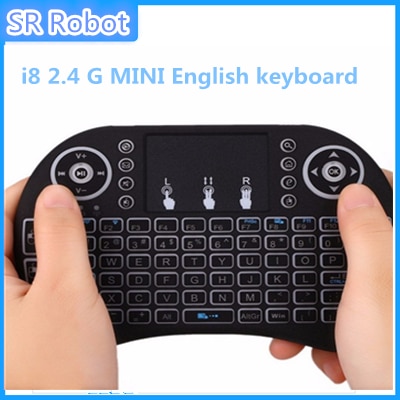 Mini luft flyvende egern  i8 2.4 g mini engelsk tastatur trådløs luft mus tastatur diy rc legetøjssæt