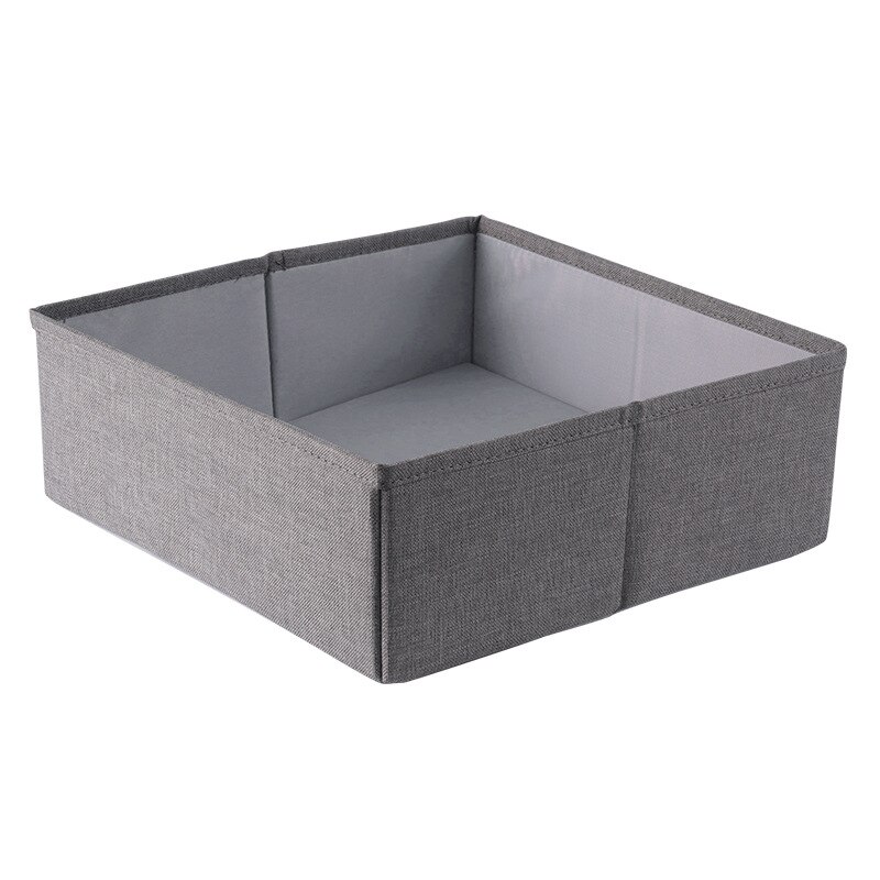 Kreative Haushalt Kleidung Schublade Kasten Unterwäsche Sortierung Speicher Kleiderschrank OrganizerHousehold Lagerung Schublade Teiler: grau / 28X28X10cm