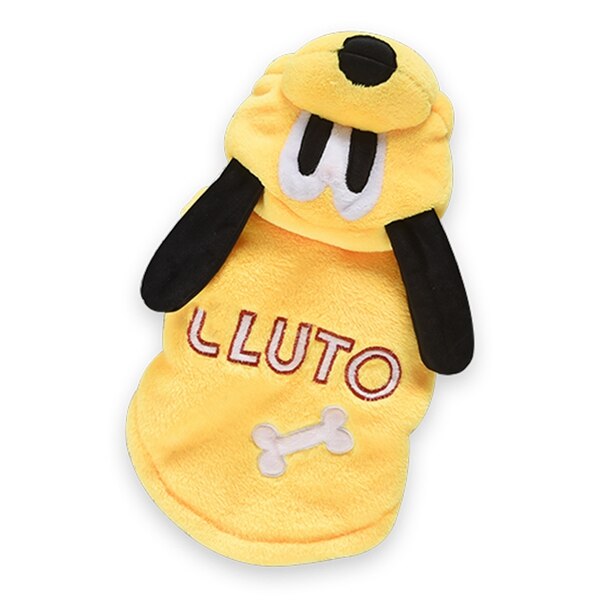 Yellow Cute Golden Retriever Dog Clothes Winter Fleece Soft Comfort Warm Pet Big Large Animal Costumes For Labrador Chihuahua: 5L