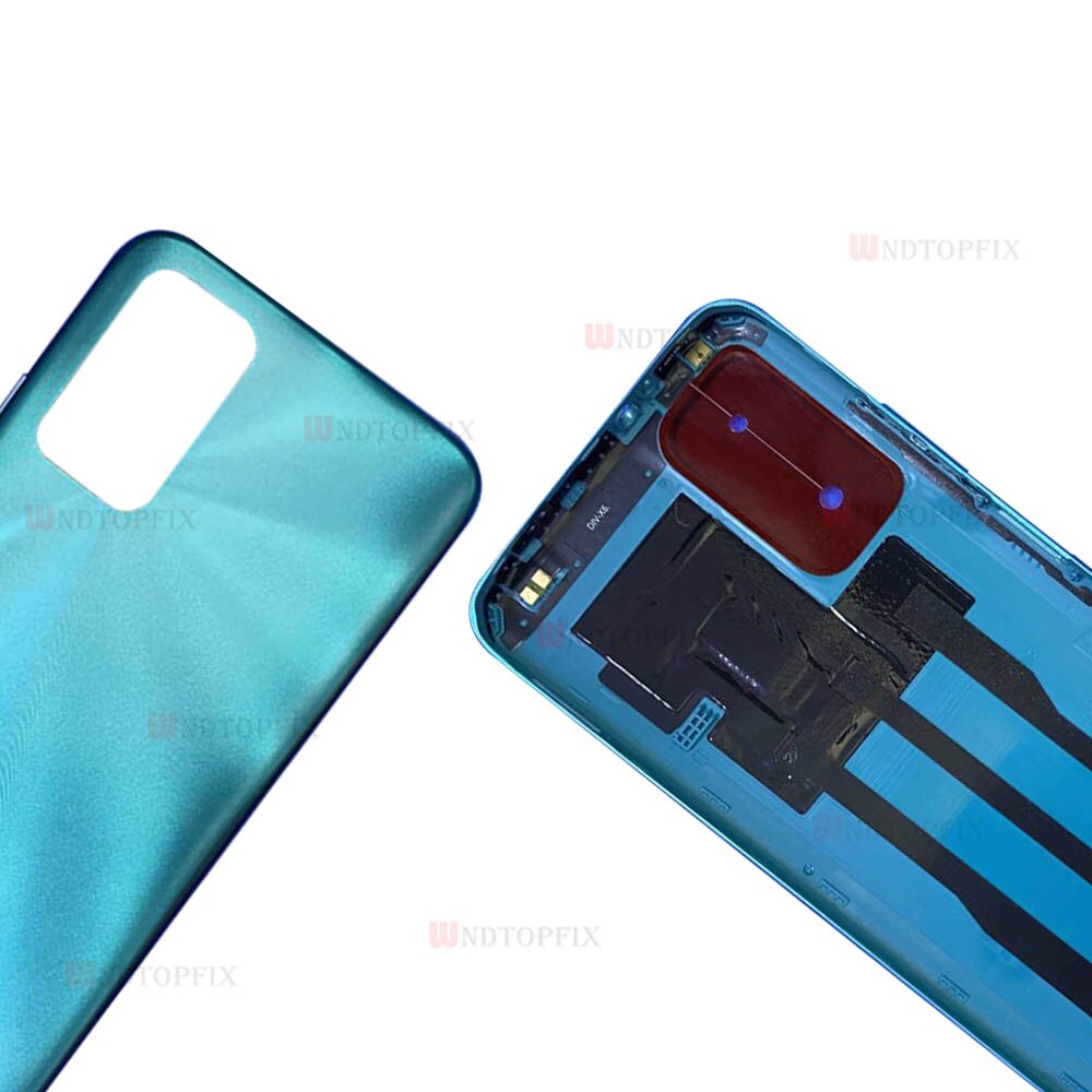 For Xiaomi Redmi 9T Battery Cover Panel Rear Door Housing Case With Adhesive For Redmi 9T Battery Cover Back Glass