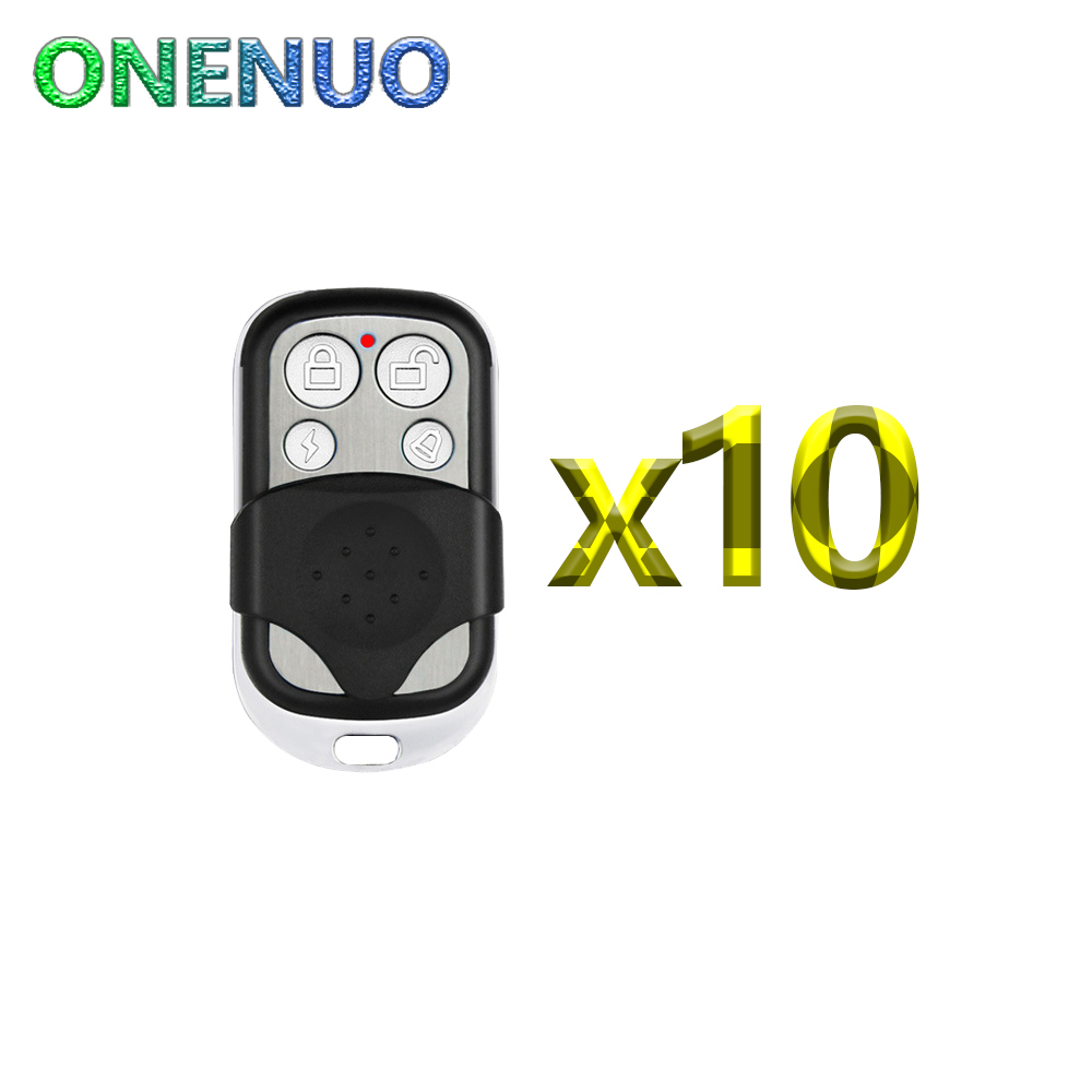 ALARMA DE SEGURIDAD PARA EL HOGAR de metal de , 433MHz, negro inalámbrico, alarma remota para sistema de alarma GSM,