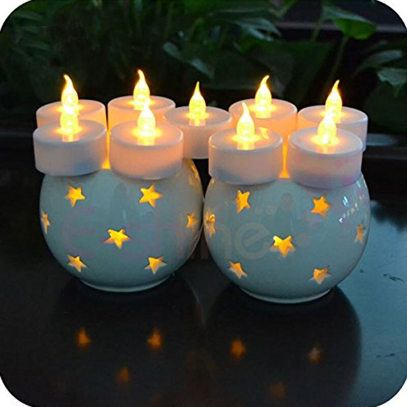 Velas led decorativas, 12 Uds., Ultra brillantes, pequeñas, para especial feliz cumpleaños, Mini luz LED con forma de vela pequeña parpadeantes