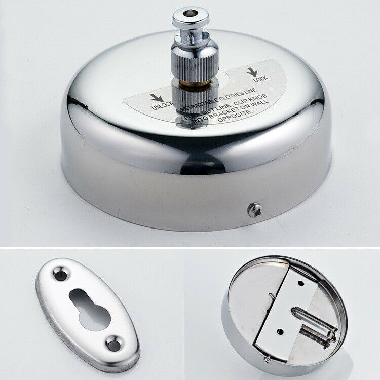 Stainless Steel Retractable Indoor Single Clothes Line 9feet /2.8m